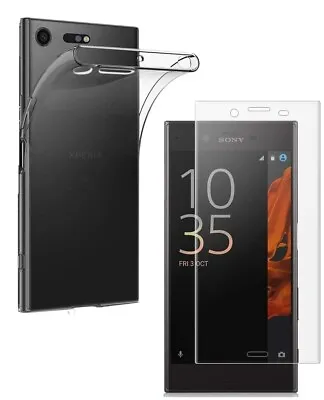 $7.65 • Buy For SONY XPERIA XZ PREMIUM ZX CLEAR CASE + TEMPERED GLASS SCREEN PROTECTOR COVER