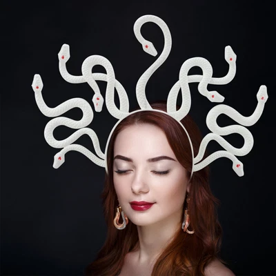 £11.84 • Buy 2pcs Cool Horror Snake Cosplay Accessories Halloween Headband Costume Accessory