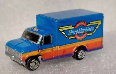 Galoob Micro Machines Logo Blue Box Van Truck 1987 Galoob LGT • $20