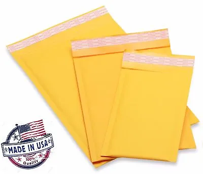KRAFT Bubble Mailers Padded Envelopes Size 0 00 000 1 2 3 4 5 6 7 DVD FREE SHIP • $1.99