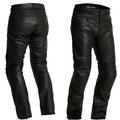 Halvarssons Rinn Black Leather Waterproof Motorcycle Motorbike Touring Trousers • £528.95