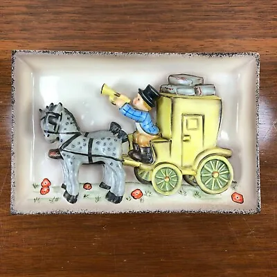 $30 • Buy Hummel Goebel Porcelain Wall Plaque THE MAIL IS HERE W Germany Mold 140