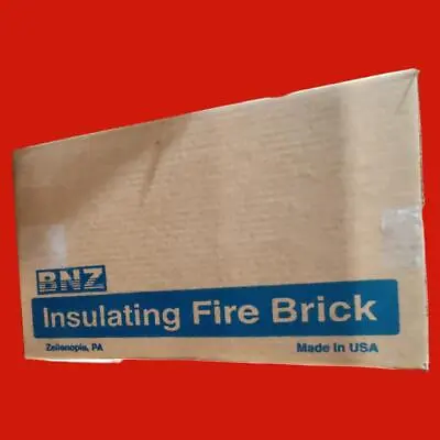 BNZ Materials 13.5 X 9 X 3 - 2.5  2800°F #2 Wedge Insulating Firebrick - 4ct Box • $220