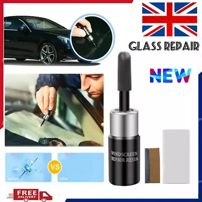 Car Window Glass Crack Chip Resin Windscreen Windshield Repair DIY Tool KIT UK • £2.79