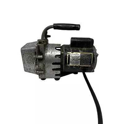$175 • Buy JB Industries DV-85c Fast Vac 3 CFM Deep Vacuum Pump 1/3HP 2 Stage 115V TESTED