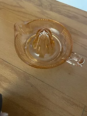 Vintage Federal Glass Pink Depression Lemon Juicer  Reamer  Squeezer • $15