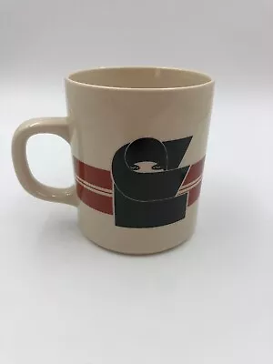 Vintage  Art Deco Marco Polo Fine China Letter E Mug 1960 - 1970 Hijab Excellent • £23.65