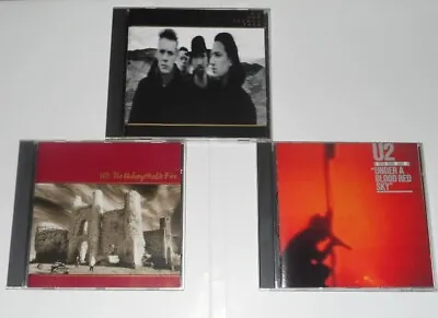 $12.80 • Buy U2 CD Lot: Joshua Tree/Unforgettable Fire/Under A Blood Red Sky (Live) 3 CD Lot