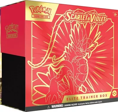 $108.88 • Buy Pokemon TCG Scarlet & Violet ETB Elite Trainer Box KORAIDON 🐉 IN STOCK🌺