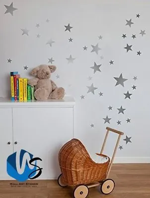 £3.99 • Buy Various Size Star Wall Stickers Kid Decal Art Nursery Bedroom Vinyl Decoration