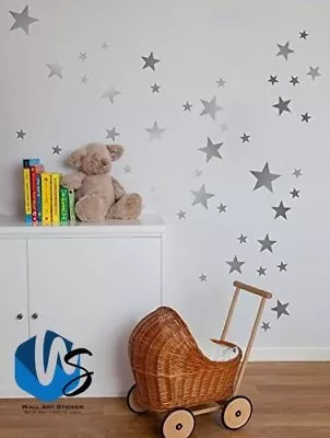 Various Size Star Wall Stickers Kid Decal Art Nursery Bedroom Vinyl Decoration • £3.99