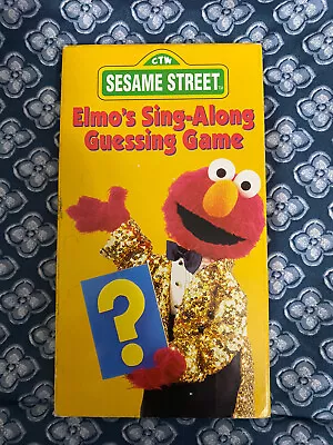 Sesame Street - Elmos Sing-Along Guessing Game (VHS 1996) • $8.99