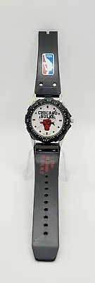 Vintage 90s Chicago Bulls 5 Time NBA Championship Watch BROKEN BAND • $3.50