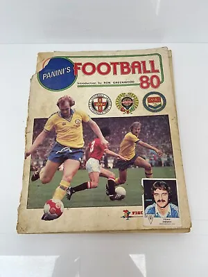 Panini Football 80 Sticker Album ~ 100% Complete • £29.99