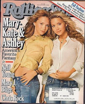 Rolling Stone September 4 2003 Mary-Kate & AshleyMary J. Blige WML VG 082916DBE • $12.99