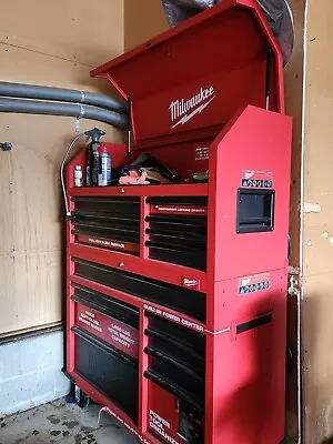 Milwaukee 46 In. 16-Drawer Tool Chest And Rolling Cabinet Set Textured Red And B • $690