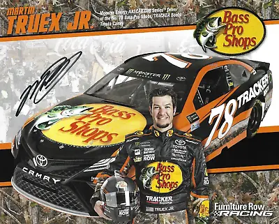 2017 Martin Truex Jr Bass Pro Shops Furniture Signed 8x10 Photo Hero Card W/ COA • $64.10