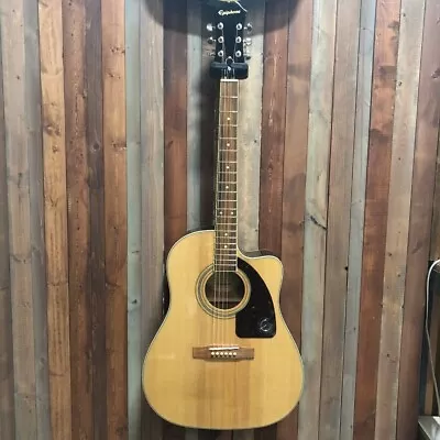 Epiphone EE2SNANH1 AJ-220SCE Acoustic Electric Guitar Natural Finish • $321
