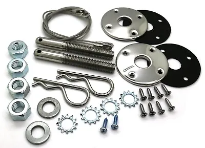 NEW Trim Parts Stainless Steel 18  Hood Pin Kit / For 69-74 Dodge & Plymouth • $109.99