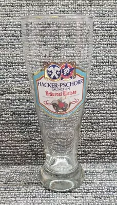 Hacker Pschorr Munchen Braurosl Weisse 0.5L Das Bier Furs Leben Beer Glass 9  • $4.99