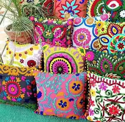 Mexican Pillow Cover Embroidered Pillow Cases Bedroom Decorative Pillow • $15.99