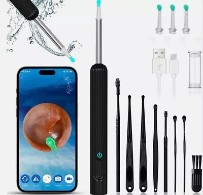 Wireless Ear Wax Remover Camera HD Ear Endoscope Spoon Pick Cleaning Tools Kit • £8.99