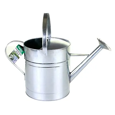 9L Galvanised Watering Can Strong Metal Indoor Outdoor Garden Plant Water Rose • £12.99