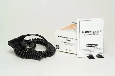 Ex++ Quantum Turbo Cable CKE2 Locking Nikon SB28 Euro SB28DX SB80DX SB800 SB900 • $49.99