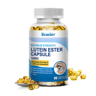 Lutein Capsules 40mg Zeaxanthin 20mg Strongest EYE HEALTH • £13.07