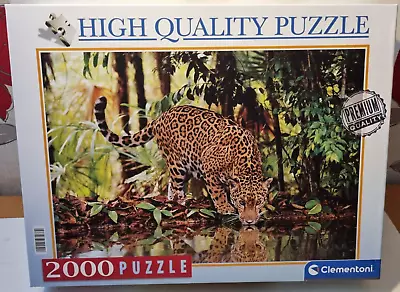 2000 Piece Jigsaw By Clementoni  Leopard  • £3.99