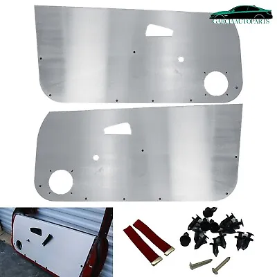 Aluminum Door Panels Fits Honda 92-95 Civic Coupe Hatch EG Card LHD Manual Strap • $249.95