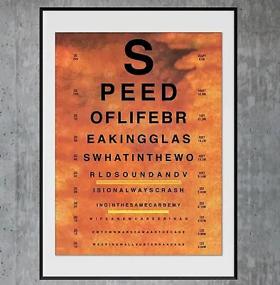 David Bowie Art Print Poster - Low Album As Vintage Eye Chart Berlin Trilogy • $31.12