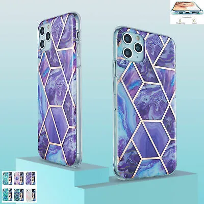 $14.99 • Buy Shockproof Marble Case For IPhone 15 Pro Max 15 Pro 7 8 11 Pro Max XR Back Cover