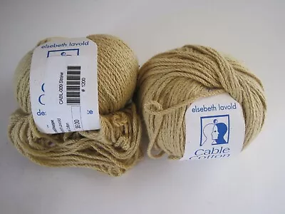 Elsebeth Lavold Yarn Cable Cotton 100% Cotton Lot 2 • $12.97