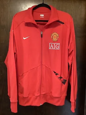 Manchester United Men’s Jacket XL Nike Full Zip Soccer Football  • $23