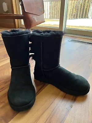 Women's Black UGGs Size 7  • $100