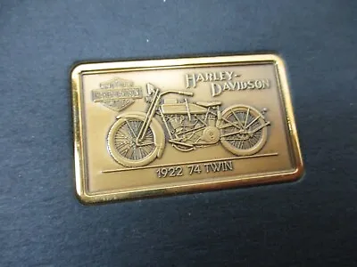 Genuine Harley-davidson 1922 74 Twin Bronze Ingot With Certifacate • $16