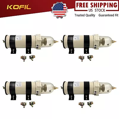 4X~1000FH 1000FG Marine Diesel Fuel Filters Oil Water Separator Filter Racor RV • $227.96