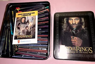 Movie Promo Pins Of The Lord Of The Rings Film Trilogy In Tin (40/1 - 41 Total) • £28.94