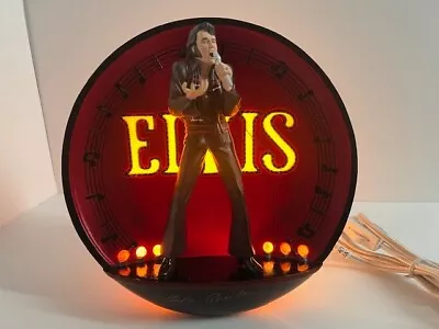 Elvis In The Spotlight Las Vegas Lighted Light Up Plate # A1309 • $24.99