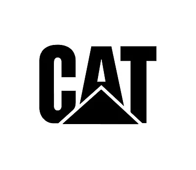 CATERPILLAR BLACK STICKER CAT DECAL Machinery Truck 4WD 4x4 Sticker • $3.70