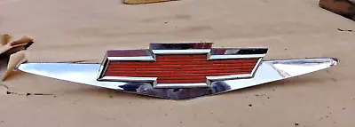 1960 1961 Chevy Truck V8 HOOD EMBLEM Original GM Bow Tie V-8 • $595