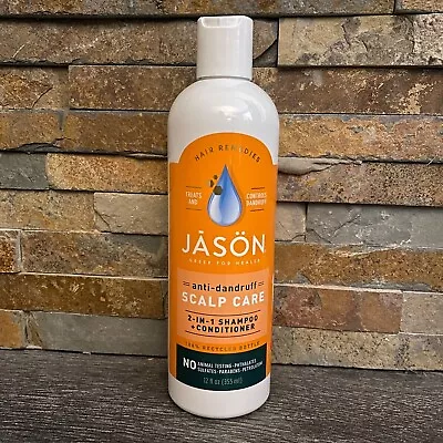 $8.92 • Buy JASON-Anti Dandruff Scalp Care-2 In 1 Shampoo Conditioner 12 Oz-No Sulfates