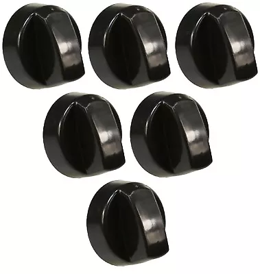 Universal Black Beko Baumatic Cooker Oven Hob Control Knob Set Of 6 • £7.15