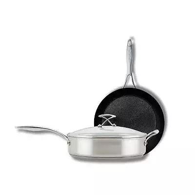 Circulon S-Series Nonstick Stainless Steel Induction Frypan 28cm & Covered Sa... • $499.90