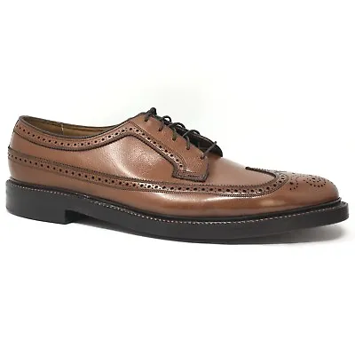 $339.46 • Buy NEW Florsheim Kenmoor V Cleat Longwing Oxfords Dress Shoes Men's Size 13 C Brown