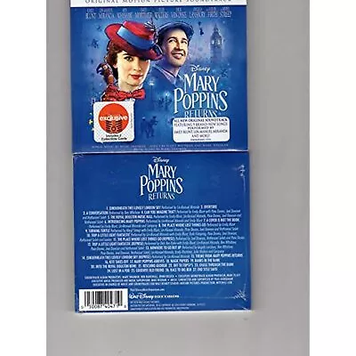 Disney Mary Poppins Returns Soundtrack Audio Cd New • $9.97