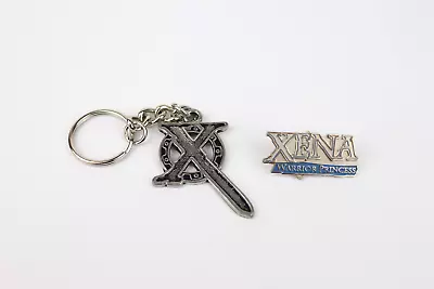 Xena Warrior Princess “X”  Chakram Key Ring With Collector Pin – Lucy Lawless • £24.09