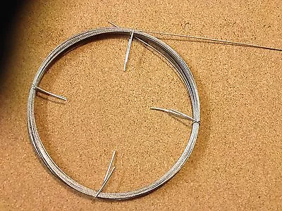 £0.99 • Buy 0.8mm X 1m Stainless Steel Wire Rope  7x7  49 Strand 18/8 304 INOX Surgical