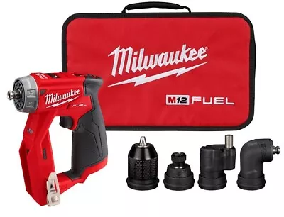 Milwaukee 2505-20 M12 FUEL 4-in-1 Installation Drill/Driver W/ Attachments Bag • $131.97